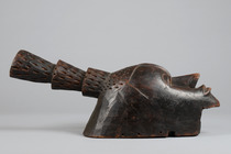 Masque "kyäsä", Côte d'Ivoire, Guro, Taille: H: 61 cm (H: 24.0 inch), ID: 3039020 - 3/5