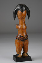 Doll, Nigeria, Ibibio, Size: H: 30 cm (H: 11.8 inch), ID: 3043978 - 3/4