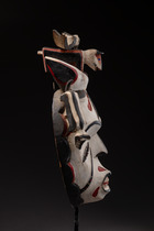 Mask "okoroshi", Nigeria, Igbo, Mgbala Agwa village, Romanus Nzeke (1970s), Size: H: 37 cm (H: 14.6 inch), ID: 3052228 - 4/6