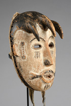 Masque anthropomorphe, Nigéria, Idoma, Taille: H: 22 cm (H: 8.7 inch), ID: 3041328 - 3/5