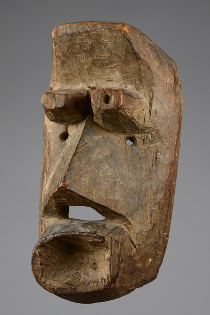 Anthropo-/zoomorphe Gesichtsmaske, Côte d'Ivoire / Liberia, Dan / Wé-Kran, Größe: H: 32 cm (H: 12.6 inch), ID: 3046441
