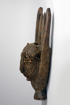 Masque corporel de la société du "poro", Guinée, Koranko, Taille: H: 79 cm (H: 31.1 inch), ID: 3048171 - 3/5