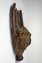 Masque corporel de la société du "poro", Guinée, Koranko, Taille: H: 79 cm (H: 31.1 inch), ID: 3048171 - 5/5