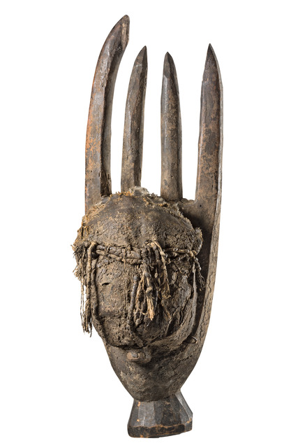 Körpermaske des "poro"- Bundes, Guinea, Koranko, Größe: H: 79 cm (H: 31.1 inch), ID: 3048171