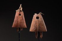 Zwei Glocken, Sudan, Größe: H: 8 cm & 9,5 cm (H: 3.1 inch & 3.7 inch), ID: 3052227 - 3/3