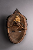 Anthropomorphe Gesichtsmaske, Nigeria, Igbo, Größe: H: 24 cm (H: 9.4 inch), ID: 3052210 - 7/7