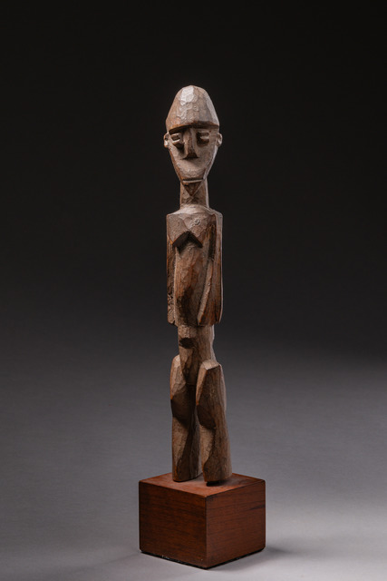 Janiform protective figure "thil dokpa", Burkina Faso, Lobi, Size: H: 28,5 cm (H: 11.2 inch), ID: 3052166