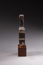 Heddle pulley, Côte d'Ivoire, Jimini, Size: H: 12 cm (H: 4.7 inch), ID: 3052208 - 4/5