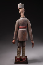 Colon figure of an Askari, Togo, Ewe, Size: H: 75,5 cm (H: 29.7 inch), ID: 3050133 - 2/4