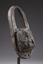 Körpermaske des "poro"- Bundes, Guinea, Koranko / Toma, Größe: H: 32 cm (H: 12.6 inch), ID: 3048908 - 5/5