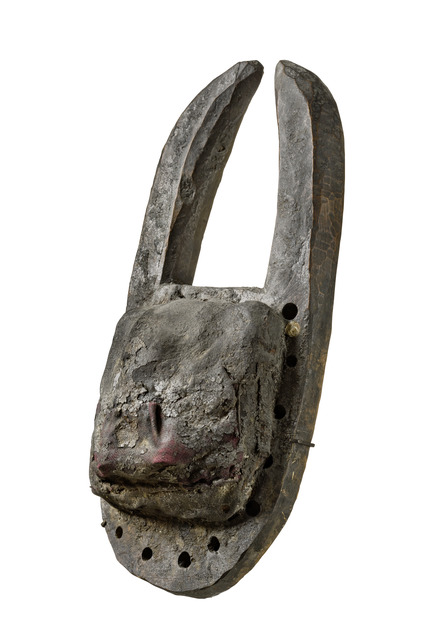 Body mask of "poro" society, Guinea, Koranko / Toma, Size: H: 32 cm (H: 12.6 inch), ID: 3048908