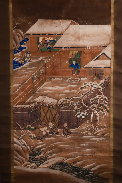 Hanging scroll, late 19th century, Japan, Size: H: 147 cm (H: 57.9 inch), ID: 3052315