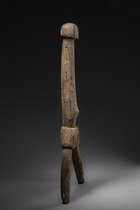 Männliche Ahnenfigur "kpin sebla", Burkina Faso / Ghana, Dagaaba (Dagaare / Dagari), Größe: H: 97 cm (H: 38.2 inch), ID: 3049998 - 3/4