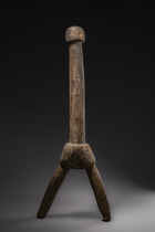 Männliche Ahnenfigur "kpin sebla", Burkina Faso / Ghana, Dagaaba (Dagaare / Dagari), Größe: H: 97 cm (H: 38.2 inch), ID: 3049998 - 4/4