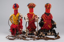 Drei Puppen "ham pilu", Kamerun, Fali, Größe: H: ca. 24 cm (each) (H: ca. 9.4 inch (each)), ID: 3050042 - 2/4