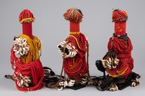 Drei Puppen "ham pilu", Kamerun, Fali, Größe: H: ca. 24 cm (each) (H: ca. 9.4 inch (each)), ID: 3050042 - 3/4