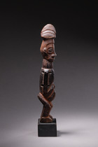 Power figure "biteki", D. R. Congo, Yaka, Size: H: 28 cm (H: 11.0 inch), ID: 3052199 - 3/4