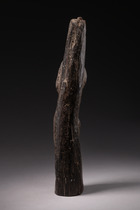 Anthropomorphes Fragment einer Harfe, Gabun, Tsogho, Größe: H: 35,5 cm (H: 14.0 inch), ID: 3052220 - 3/5