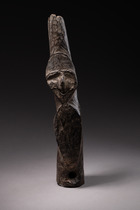 Anthropomorphes Fragment einer Harfe, Gabun, Tsogho, Größe: H: 35,5 cm (H: 14.0 inch), ID: 3052220 - 4/5