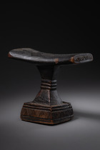 Neckrest "musamo", D. R. Congo, Luba, Size: H: 13 cm (H: 5.1 inch), ID: 3052117 - 3/6