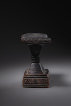 Neckrest "musamo", D. R. Congo, Luba, Size: H: 13 cm (H: 5.1 inch), ID: 3052117 - 4/6