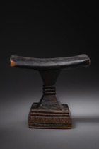 Neckrest "musamo", D. R. Congo, Luba, Size: H: 13 cm (H: 5.1 inch), ID: 3052117 - 5/6