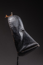 Beak mask "ge gon'"("gägon"), Côte d'Ivoire, Dan, Size: H: 26 cm (H: 10.2 inch), ID: 3052410 - 3/4