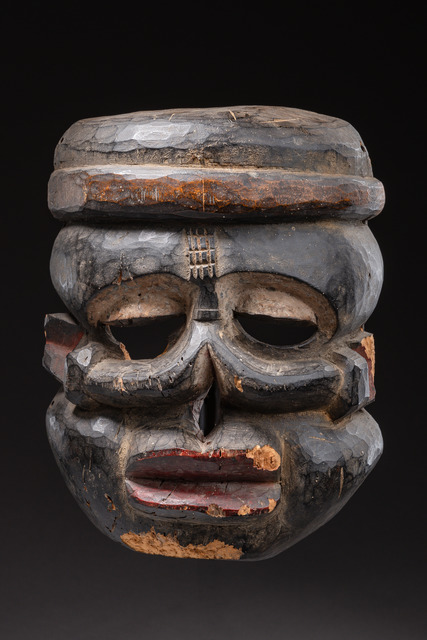 Deformation mask "idiok ekpo", Nigéria, Ibibio, Taille: H: 28 cm, ID: 3052213