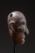 Small head, India, Naga, Size: H: 7,5 cm (H: 3.0 inch), ID: 3052222 - 2/4