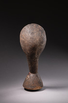 Spoon with pestle-shaped handle, Côte d'Ivoire, Kulango, Size: H: 31 cm (H: 12.2 inch), ID: 3052159 - 4/5