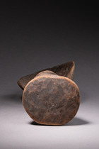Spoon with pestle-shaped handle, Côte d'Ivoire, Kulango, Size: H: 31 cm (H: 12.2 inch), ID: 3052159 - 5/5