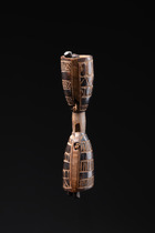 Four rare miniature bells "kunda", late 19th / early 20th century, D. R. Congo, Bakongo, Size: H: 9 cm - 12,5 cm (H: 3.5 inch - 4.9 inch), ID: 3052229 - 4/7