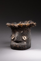 Anthropomorphic head "gle", Côte d'Ivoire, Wè-Guéré, Size: H: 14 cm (H: 5.5 inch), ID: 3052137 - 3/7