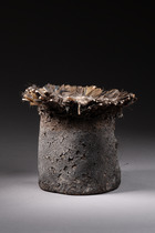 Anthropomorphic head "gle", Côte d'Ivoire, Wè-Guéré, Size: H: 14 cm (H: 5.5 inch), ID: 3052137 - 6/7
