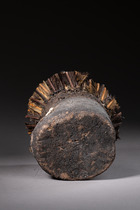 Anthropomorphic head "gle", Côte d'Ivoire, Wè-Guéré, Size: H: 14 cm (H: 5.5 inch), ID: 3052137 - 7/7