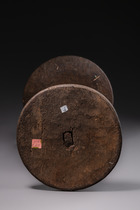 Stool with "eshu" figure, Nigeria, Yoruba, Size: H: 55,5 cm (H: 21.9 inch), ID: 3052242 - 6/7