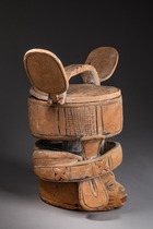 Kopfaufsatz "gelede", Nigeria, Yoruba, Größe: H: 51 cm (H: 20.1 inch), ID: 3052212 - 6/6