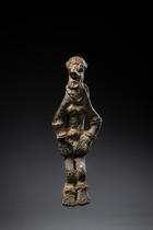 Amulette anthropomorphe, Burkina Faso, période voltaïque ancienne, Lokho, Taille: H: 7,2 cm (H: 2.8 inch), ID: 3052771 - 5/5
