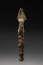 Pendentif en forme de serpent, Burkina Faso, Gan, Taille: L: 8 cm (L: 3.1 inch), ID: 3052773 - 2/3