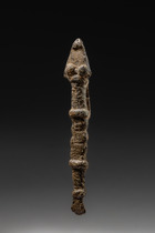 Pendentif en forme de serpent, Burkina Faso, Gan, Taille: L: 8 cm (L: 3.1 inch), ID: 3052773 - 3/3