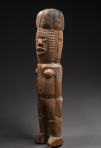 Stehende weibliche Figur, D. R. Kongo, Kuyu, Größe: H: 65 cm (H: 25.6 inch), ID: 3052113 - 2/4