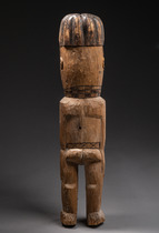 Stehende weibliche Figur, D. R. Kongo, Kuyu, Größe: H: 65 cm (H: 25.6 inch), ID: 3052113 - 4/4