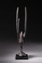 Coiffe zoomorphe "sogoni koun" ("sogonikun"), Mali, Bamana, Taille: H: 48,5 cm (H: 19.1 inch), ID: 3052130 - 3/5