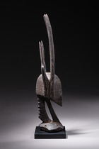 Coiffe zoomorphe "sogoni koun" ("sogonikun"), Mali, Bamana, Taille: H: 48,5 cm (H: 19.1 inch), ID: 3052130 - 4/5
