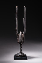 Coiffe zoomorphe "sogoni koun" ("sogonikun"), Mali, Bamana, Taille: H: 48,5 cm (H: 19.1 inch), ID: 3052130 - 5/5