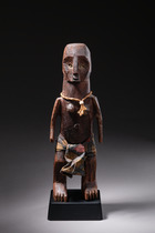 Standing female figure, D. R. Congo, Ubangi, Size: H: 43 cm (H: 16.9 inch), ID: 3052142 - 3/6
