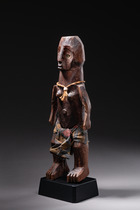 Standing female figure, D. R. Congo, Ubangi, Size: H: 43 cm (H: 16.9 inch), ID: 3052142 - 4/6
