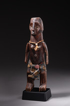 Standing female figure, D. R. Congo, Ubangi, Size: H: 43 cm (H: 16.9 inch), ID: 3052142 - 5/6