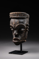 Anthropomorphic mask "idiok ekpo", Nigeria, Ibibio, Size: H: 26 cm (H: 10.2 inch), ID: 3052114 - 2/5