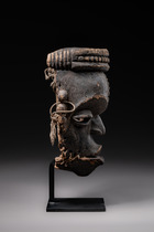 Anthropomorphic mask "idiok ekpo", Nigeria, Ibibio, Size: H: 26 cm (H: 10.2 inch), ID: 3052114 - 4/5